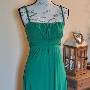 Miss Ruru Green Summer Sleeveless Dress Size M